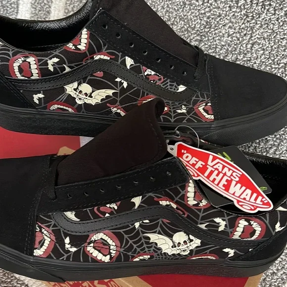 Vans Old Skool Glow Frights Black/Black WMNS - Picture 1 of 16